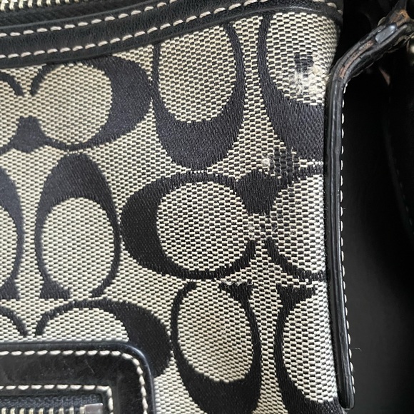 Coach Signature Handbag F0K-9362 plus wallet - Picture 4 of 8